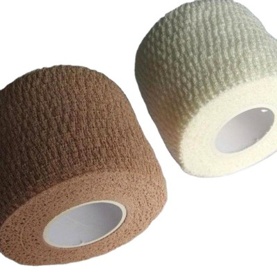 Sport Elastic crude granular cotton fabric ankle bandage gauze tape