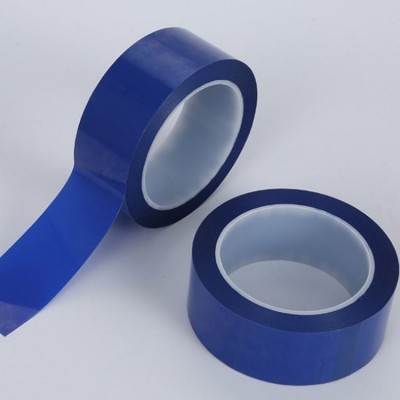 China Factory Blue Heat Resistant Industry Antistatic Insulation PET Refrigerator Holding Adhesive Tape